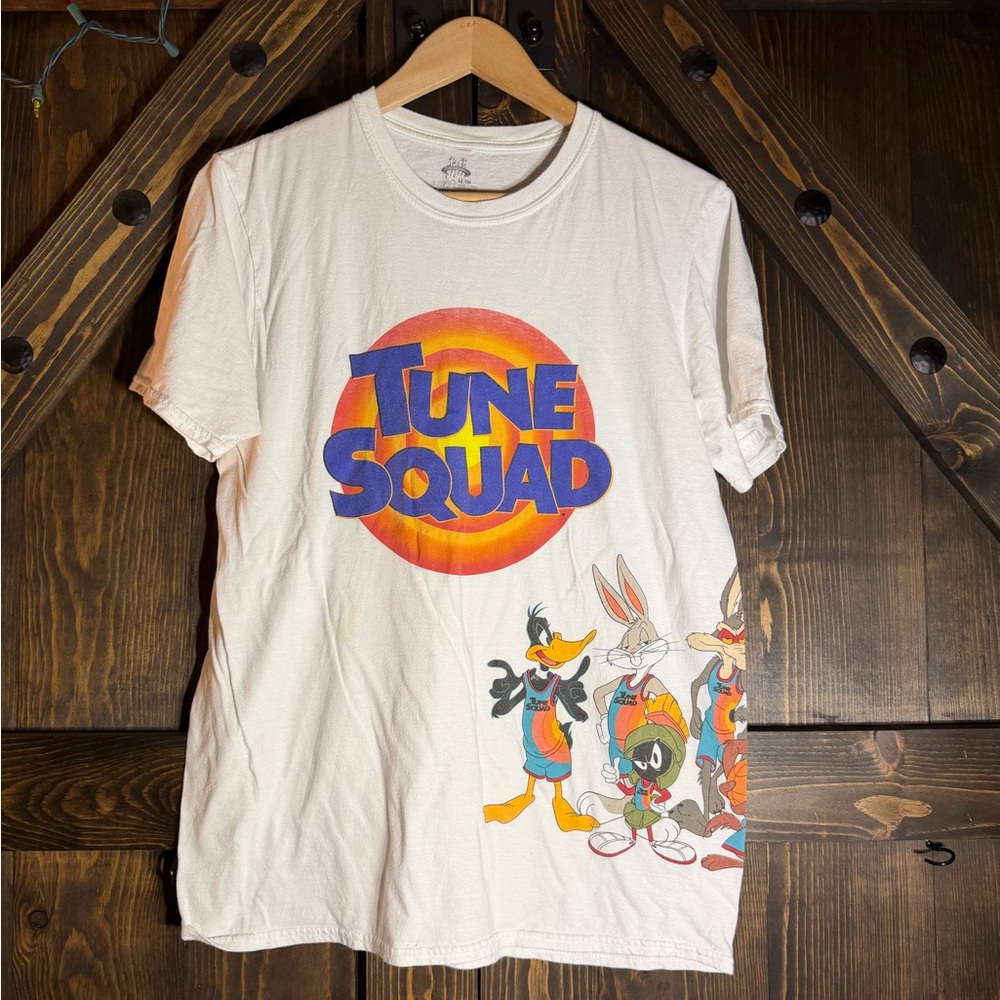 Space Jam Tune Squad Graphic T-Shirt White‎ Size Medium